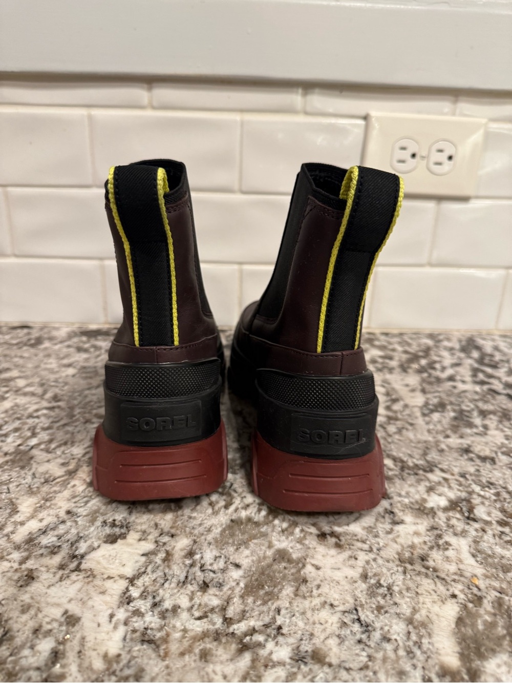 SOREL Women's Brex Waterproof Platform Chelsea Boots - size 7 - Picture 4 of 9